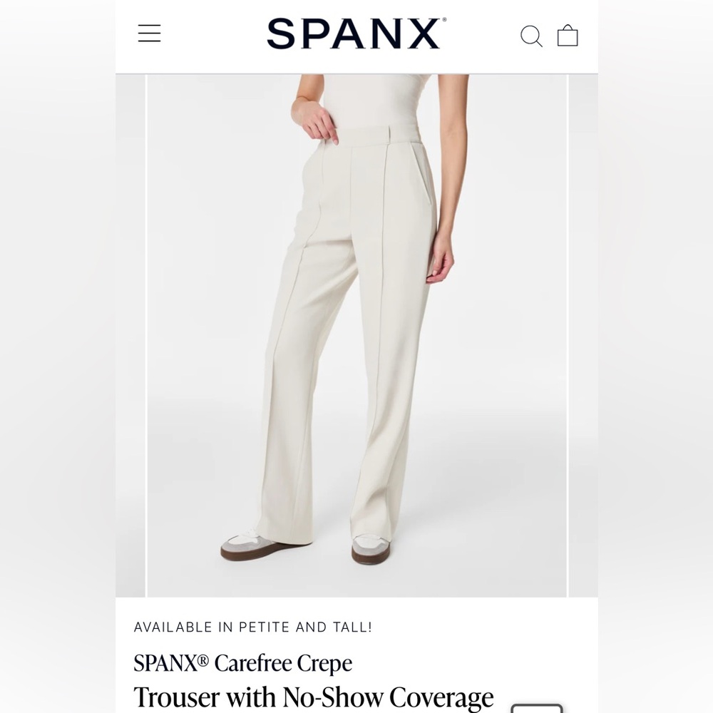 NWT  Spanx carefree crepe no show suit